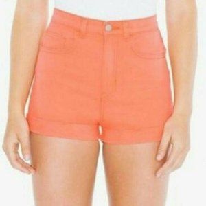 American Apparel High Waisted Cuff Shorts